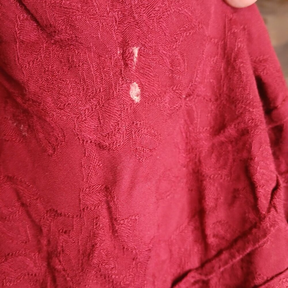 Maurices Maroon Babydoll Top size 3X - Picture 5 of 7